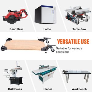 Base Mobile Universale Infinity per Carichi Pesanti, Capacità 400 Libbre, Girevole con Ruote Regolabili 9,5\" X 9,5\" - Product Image 6