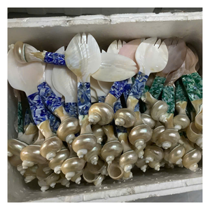 งานฝีมือแบบดั้งเดิมของเวียดนามที่โดดเด่นในรูปแบบช้อนเปลือกหอยสำหรับร้านขายของที่ระลึก ของตกแต่งบ้าน และโครงการด้านการบริการ - Product Image 1
