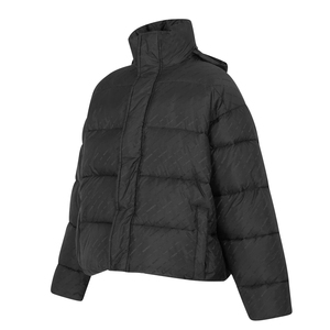 Veste matelassée en nylon pour homme, coupe-vent, imperméable, anti-UV, col montant, doublée, avec logo frontal, idéale pour la randonnée en hiver - Product Image 1