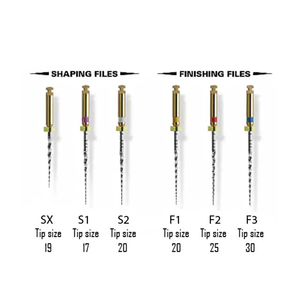 Limes rotatives dentaires universelles Pro-taper 21 mm NITI, instrument endodontique dentaire F5, lot de 6 - Product Image 2