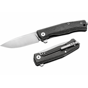 Couteaux pliants à manche texturé noir et gris avec lame argentée satinée, clip de ceinture en métal et poignée ergonomique pour le camping, les activités de plein air et le quotidien - Product Image 6