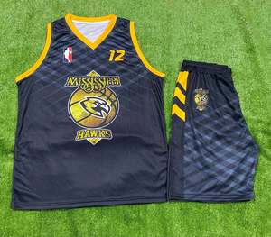 Conjunto de Uniforme de Baloncesto Personalizado Reversible, Sublimado, de Secado Rápido y Transpirable para Adultos/Niños - Product Image 1