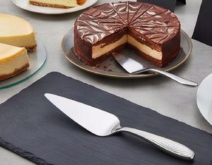 Couteau à gâteau en acier inoxydable, forme triangulaire, antiadhésif, écologique, idéal pour la décoration de gâteaux, les fêtes et les mariages - Product Image 5