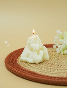 Cute Angel <b>Candle</b> Elegant Decorative Figurine Charming Accent for Girls Birthday <b>Wedding</b> Fairy Tale Party <b>Gift</b> - Product Image 3