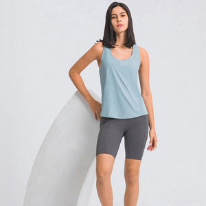 Débardeur Sport Femme 2026 – Col Carré Décontracté, Coton Respirant Tricoté, Décoration Imprimée – Printemps-Été - Product Image 5