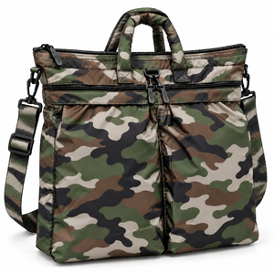 J. ARTHUR LIMITED Bolsa de Transporte para Casco Jumbo, Material 600D, Capacidad de 20-36L, Bolsa de Almacenamiento Multibolsillos, Ajustable, Camuflaje - Product Image 1