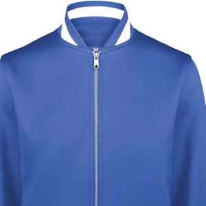 Chaqueta Universitaria Azul Rey Premium ZPB para Mujer |   Chaqueta Bomber Personalizada con Bordado de Letras de Hermandad |   Chaqueta Universitaria de Lana Cortavientos - Product Image 5