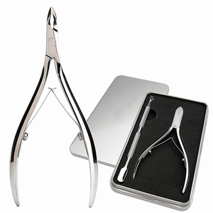 Professional Luxury Stainless Steel Nail Cuticle Nipper Wide Jaw Opening Straight Sharp Tip <b>Heavy</b>-<b>Duty</b> Manual <b>Tool</b> for Nails - Product Image 1