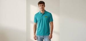 Polo violet personnalisé pour homme, brodé, anti-humidité, à manches courtes, pour le golf, uniforme, tenue décontractée professionnelle, haut de travail - Product Image 2
