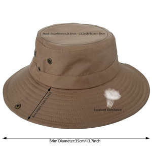 Chapeau Bob en Coton Respirant Personnalisable Léger Pliable pour Randonnée Pêche Plage Protection Solaire Été Vente en Gros - Product Image 6