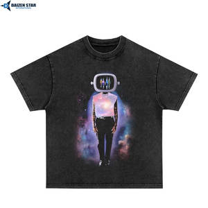 T-shirts personnalisés en gros – Coton/Polyester Jersey Coupe Ample Unie Décontractée Écologique Respirante Séchage Rapide OEM Marque Privée - Product Image 4