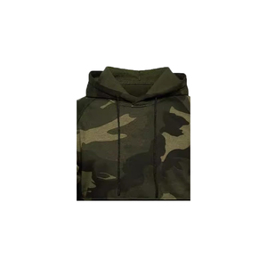 Men's Premium 100% Cotton Knitted Fleece O-<b>Neck</b> Pullover Sweatshirt Eco-Friendly Breathable Embossed Printed Design Front Logo - Product Image 2