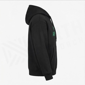 Sweat à capuche North Approach pour homme, noir, en coton molletonné, décontracté, avec poche avant, coupe classique, pour l'automne - Product Image 3