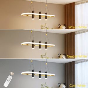 Lampada a Sospensione LED Dimmerabile Javeriah a 4 Luci Nera/Oro Senza Lampadina Ritiro Solo in Giorni Feriali Non Spedibile nei Weekend - Product Image 6