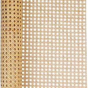 Malla de Ratán Cuadrada Resistente al Por Mayor - Revestimiento de Pared de Fibra Natural Hecho a Mano, 45 Metros por Rollo, Lujo - Product Image 5