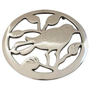 Trivets de Aluminio CAFE con Acabado Plateado, Resistentes al Calor, para Mantener la Mesa Limpia, Soporte para Ollas Calientes, para Uso en el Hogar y Restaurantes - Product Image 2