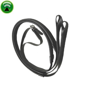 Corde de licous western en pvc noir pour chevaux de course - Product Image 1