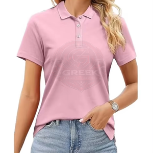 OEM Private Label <b>Women's</b> <b>Polo</b> Shirts Soft Cotton Blend Breathable Comfortable Casual Business Sports Apparel Manufacturer Shirt - Product Image 2