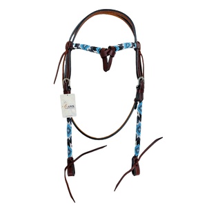 Cale de cheval en cuir équestre élégant de haute qualité Style occidental perlé unique personnalisé disponible pour la personnalisation - Product Image 1