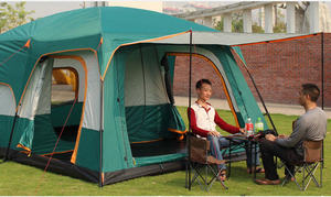 Carpa de Camping Familiar de Lujo Ligera y Grande en Oferta, Carpa de Glamping para 8 Personas para Acampar al Aire Libre - Product Image 5