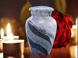 Executive Heritage Aluminum <b>Keepsake</b> <b>Memorial</b> Urn Funeral Ash Container Crafted With Artistic Surface And Fine Texture - Product Image 4