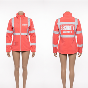 Veste de sécurité en cuir pour femme Sales Blackhardson, orange, polyester, 300 grammes, imperméable, respirante, avec bande réfléchissante et logo - Product Image 2