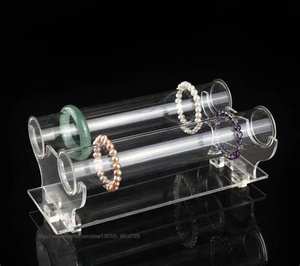 ที่ใส่สร้อยข้อมืออะคริลิกเก๋ไก๋และใช้งานได้ดีเหมาะสำหรับการแสดงและจัดเก็บกำไลขณะที่เพิ่มความสง่างาม - Product Image 1