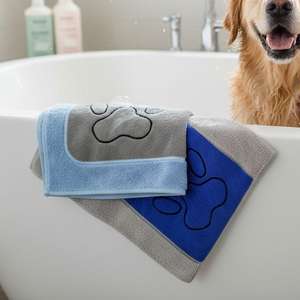 Serviette pour chien et chat YOMMY en microfibre (chenille) super absorbante et ultra-douce, séchage rapide, accessoire de nettoyage et de bain pour animaux de compagnie - Product Image 1