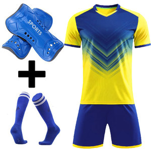 Tenues de football pour adultes en polyester 100% sublimé, vêtements de sport en polyester pour hommes, uniformes de football - Product Image 3