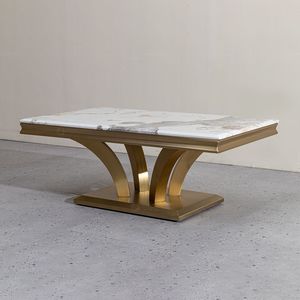 Mesa moderna y elegante, mesa inspirada en el mármol, decoración de mesa de lujo, mesa de centro, mesa de estilo artístico moderno para el hogar - Product Image 5