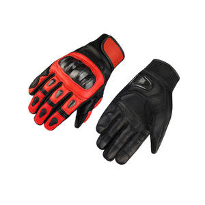 Guantes de Motociclismo y Carreras Personalizados con Logotipo, de Cuero Genuino, Dedos Completos, Modelo 2026 - Product Image 5