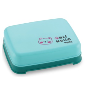 จานสบู่พลาสติก So Pure พร้อมฝาปิด ดีไซน์มินิมอลรักษ์โลก สีเทา - Product Image 4