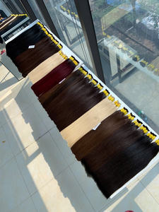 Extensiones de cabello virgen liso vietnamita Premium Envío internacional rápido Cabello crudo a granel Super Full End - Product Image 3