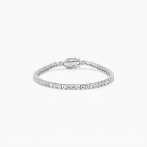 Wholesale 9K 10K 14K 18K <b>Solid</b> Gold Round Cut Lab Created Diamond Anniversary Gift Tennis <b>Bracelet</b> IGI Certified Diamond Jewelry - Product Image 4