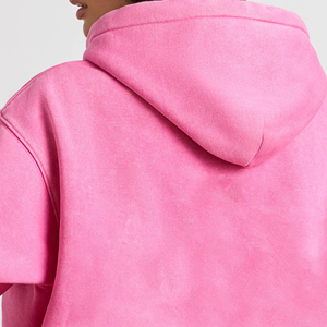 Hoodie oversize en molleton écologique personnalisé, tendance et de qualité supérieure, avec logo frontal, pour femmes, idéal pour l'hiver - Product Image 5