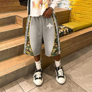 Pantalones Cortos Vintage Premium Lisos con Cordón Personalizado, Etiquetas Tejidas, Pantone Lab Dip, Estilo Urbano, Fabricante OEM - Product Image 2