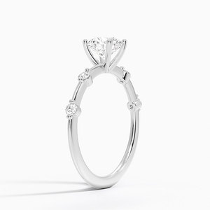 Bague de fiançailles et de mariage SOJ Ring 010 en argent 925 avec moissanite solitaire taille ronde 2 carats couleur D clarté VVS1 – Prix bas, forte promotion - Product Image 2