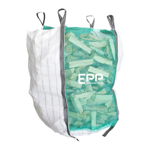 Flexible Intermediate Bulk <b>Container</b> <b>Large</b> Capacity 1 Tonne 1 Cubic Meter Big Bag ventilated breathable FIBC Bulk Super Sacks - Product Image 6