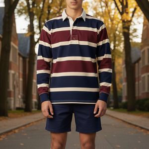 ชุดยูนิฟอร์มรักบี้พิมพ์ลายตามสั่งราคาโรงงาน ชุดเสื้อและกางเกงรักบี้สำหรับมืออาชีพ แห้งเร็ว ป้องกันแบคทีเรีย - Product Image 6