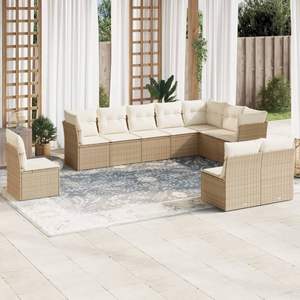Conjunto de Sofás de Jardín Color Beige - Product Image 1