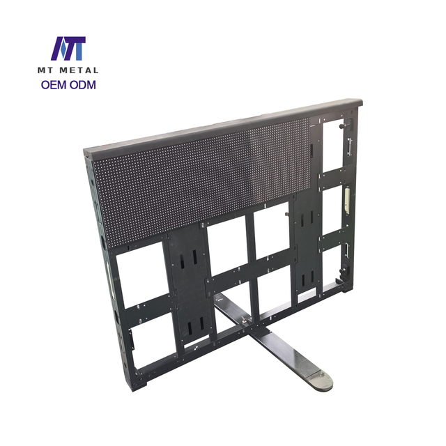 High Brightness Sports Perimeter LED Screen Panel Aluminum Modular Enclosure Outdoor Stadium LED Display Cabinet