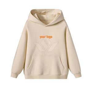 Sweat-shirt à capuche pour homme, couleur unie, coton, molleton français, coupe décontractée, vêtements d'automne - Product Image 5