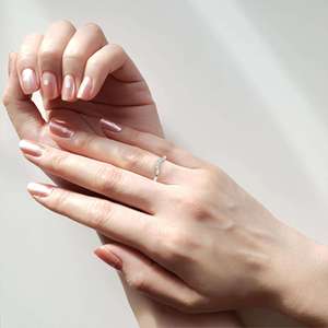 Lab Grown Diamond Tiara <b>Stacking</b> <b>Ring</b> 10K 14K 18K Gold Chevron Crown Design Curved Engagement Wedding Band IGI Certified Women - Product Image 1