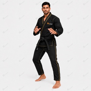Pantalones de Jiu Jitsu Brasileño de 450 GSM, Algodón Ripstop, Costuras Reforzadas, Uniforme de Entrenamiento Cómodo, Academia de Artes Marciales, OEM - Product Image 2