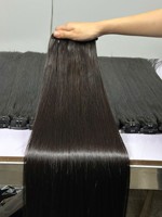 100% extensions de cheveux humains vietnamiens naturels bruts, faisceau de cheveux bruts vierges droits à trame