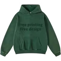 Wholesale Best Selling Acid Wash <b>Hoodie</b> Custom <b>Black</b> Color <b>Plain</b> Men Acid Wash <b>Hoodie</b> New Streetwear Style Men Acid Wash <b>Hoodie</b> - Product Image 3