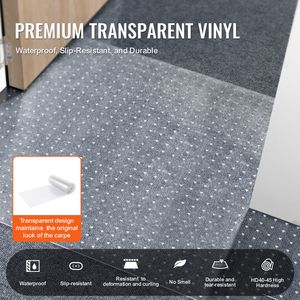 Tappeto Protettivo Antiscivolo in PVC da 60 cm x 7,6 m per Porte, Protezione Antigraffio per Gatti e Animali Domestici - Product Image 4