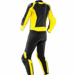 Nouvelle arrivée : Combinaison de moto en cuir de vachette véritable, style tendance, vente en ligne, prix raisonnable. - Product Image 3