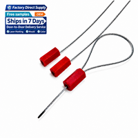 Sello de Seguridad Ajustable YSD con Cable de Alta Seguridad, Impresión Personalizada para Camiones, Remolques y Carga
