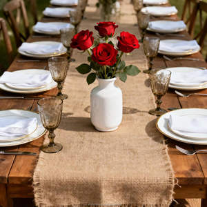 ผ้าจู๊ตจีโอเท็กซ์ไทล์ ขนาด 40 นิ้ว x 23 ฟุต 100% ความหนาแน่น 280 GSM เป็นมิตรกับสิ่งแวดล้อม ขนาดกว้างพิเศษ สำหรับตกแต่งบ้าน งานแต่งงาน ปกคลุมต้นไม้และพืช - Product Image 2